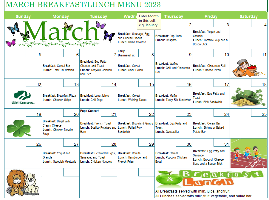 March Lunch